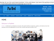 Tablet Screenshot of pacmedhawaii.com